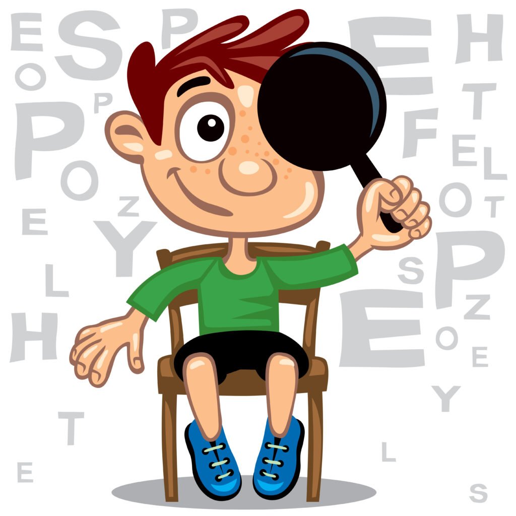 amblyopia 2 clipart